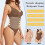 Dam V-ringad shapewear-body med magkontroll 4