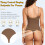 Dam V-ringad shapewear-body med magkontroll 5