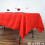 Red Rectangle Tablecloth 60 x 102 inches 2
