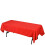 Red Rectangle Tablecloth 60 x 102 inches 3