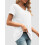 Magliette casual estive da donna con maniche a V e scollo a V 4