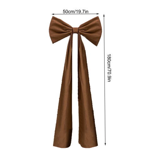 Großer Samt-Weihnachtsschmuck mit Schleife, 30 cm 1