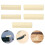 5pcs Professional 8-string Mandolin Instrument Accessory Mandolin Bone Nut 5