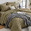 Olive Green Twin Comforter Set 5-Piece All-Season 1