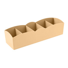 Organisateur de tiroir à sous-vêtements et chaussettes Giyblacko à 5 compartiments – Multi-usage, empilable, compatible avec les tiroirs standard