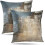 Set di federe astratte grigio beige 40x40 cm (2 pezzi) 1