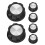Air Fryer Switch Button Timer Knob Replacement in ABS Material for Guitar Multi Color 6 Pieces 1