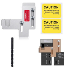 Kit de verrouillage de générateur compatible avec les panneaux Siemens ou Murray. Espacement de 7/8 à 1 1/4 po entre les disjoncteurs principaux
