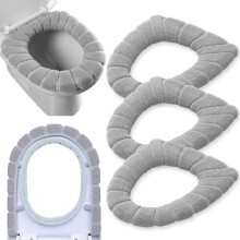 Toilet Seat Cover Pads Soft Thicker Warm Stretchable