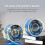 Bluetooth Shower Speaker IP7 Waterproof with RGB Light and 4