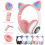 Ακουστικά Bluetooth Cat Ear, 10 ώρες αναπαραγωγής, στερεοφωνικό HiFi χαμηλής καθυστέρησης, 4