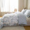 Ensemble de housse de couette florale pour lit simple, 100 % coton, 3 pièces 5
