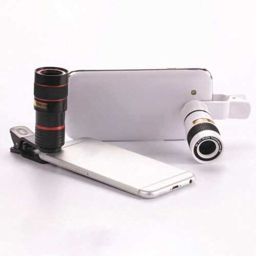Lente zoom universal com encaixe para smartphones e tablets 1