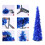 Christmas Tree Folding Blue 1.2m 3