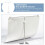 photobooth backdrop frame stand Adjustable Stainless Steel White 1Pack 6