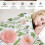 Blommig flanellfilt – Mjuk och multifunktionell 3