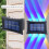 Solar Wall Lights Outdoor Waterproof LED4-Pack 6