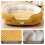Dog Bed Self-Warming Cave Tent for Small Medium Dogs and 5