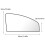 Magnetic Car Sunshade Black Rubber Coating 2pcs 3