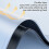 Magnetic Car Sunshade Black Rubber Coating 2pcs 4