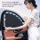 Magnetic Car Sunshade Black Rubber Coating 2pcs 6