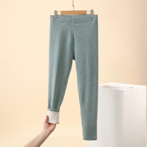 Leggings da yoga da donna foderati in pile, termici ed elasticizzati. 1