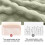 Fleece Bubble Blanket Green Double-Sided 1pc 5