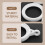 12 Pcs Drapery Rings with Eyelets Curtain Accessories White 7