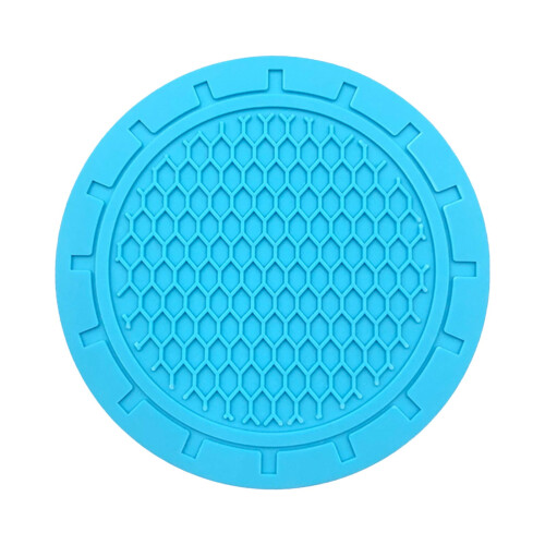 Car Cup Holder Set Rubber Honeycomb Design 2-Pack 1