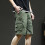 Herreshorts med flere lommer og elastisk midje 6