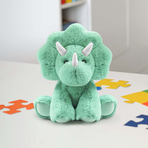 Boneco de Pelúcia Triceratops, Macio e Seguro, 1 Peça 2