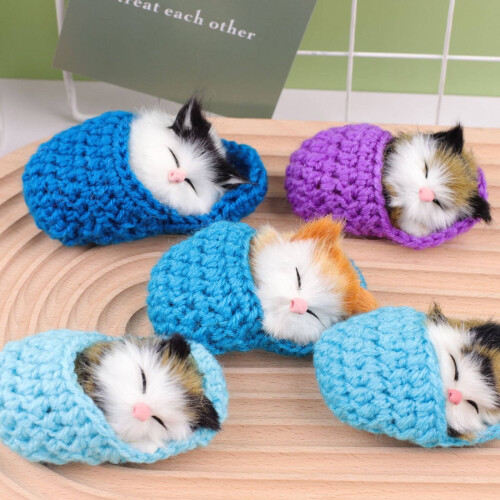 Peluche Chat Réaliste de 10 cm 2