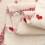Πετσέτα χειρός Red Hearts, 13,7x29,5", Πετσέτες χειρός από βαμβάκι Terry για την ημέρα του 5