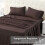 Ensemble de draps en microfibre pour lit simple – Gris foncé, 3 pièces 2