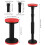 Gambe di supporto per mobili in nylon nero regolabili (2 pezzi) 2