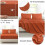 Burnt Orange Comforter Set 7-Piece Lightweight Soft Down 2