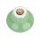 5 Pcs Round Door Knob Ceramic Pull Handle Bronze Cabinet Handles Solid Child Green 3