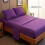 Ensemble de draps en microfibre Queen 4 pièces 2