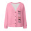Damen-Rippstrick-Cardigan, langärmelig, offen 5