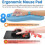 Ergonomisk musemåtte med 8 hældning og memory foam-håndled 4