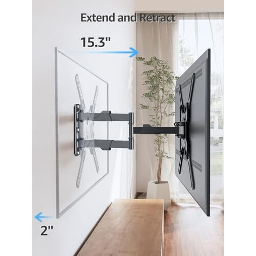 Suporte de parede articulado para TVs de 26 a 60 polegadas. 2
