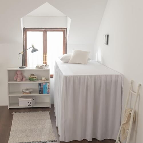 Microfiber Full Bed Skirt 54 x 75 in 14 in Drop 1
