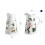 Κεραμική κανάτα νερού Bico Magnolia Floral 2.5Qt 2