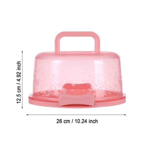 2Pcs Portable Cake Box Cake And Cupcake Cake Holder Container For Cake Pie One Size B 1