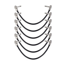 6-Pack 12Inch Guitar Patch Cables, Acoustic Instrument Guitar Cables, Duckhead Effect Cables