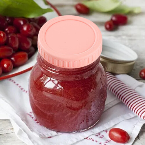 Συσκευασία 10 δοχείων Mason με καπάκια, κανονικό στόμιο 86 χιλ., αεροστεγές και χωρίς 1