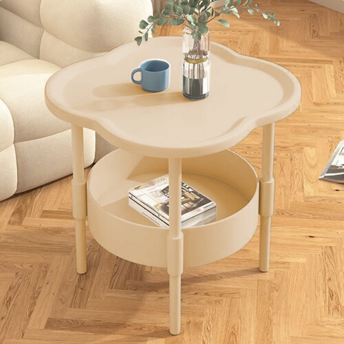 Modern Nightstand, Space Saving Bedside Table, Compact Side Table for Small Apartment Living Room Sofa 1