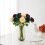 Kunstig rosebuket 10 stk. kunstige silkeblomster 6