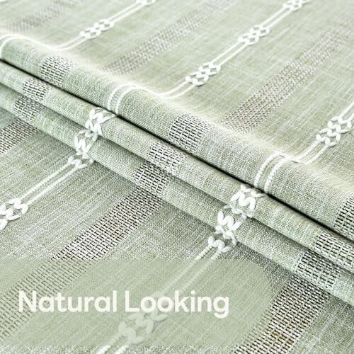 Salviegrønn gingham bomullsduk 132 x 132 cm 2
