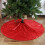 Sequins Christmas Tree Skirt 48x48 in Red 4